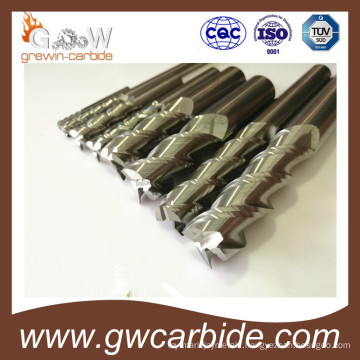 Solid Tungsten Carbide Corner Radius/Flat/Ball Nose End Mills